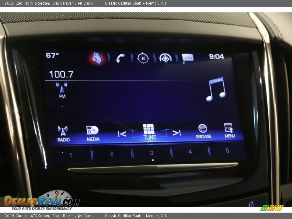 2016 Cadillac ATS Sedan Black Raven / Jet Black Photo #17