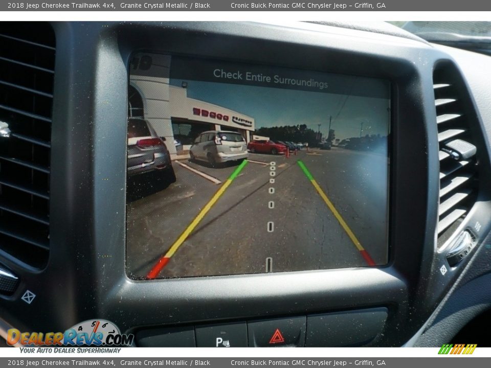 2018 Jeep Cherokee Trailhawk 4x4 Granite Crystal Metallic / Black Photo #8