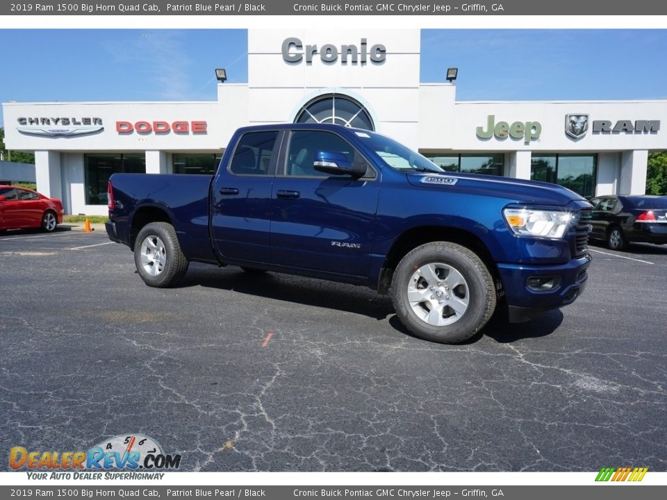 2019 Ram 1500 Big Horn Quad Cab Patriot Blue Pearl / Black Photo #1