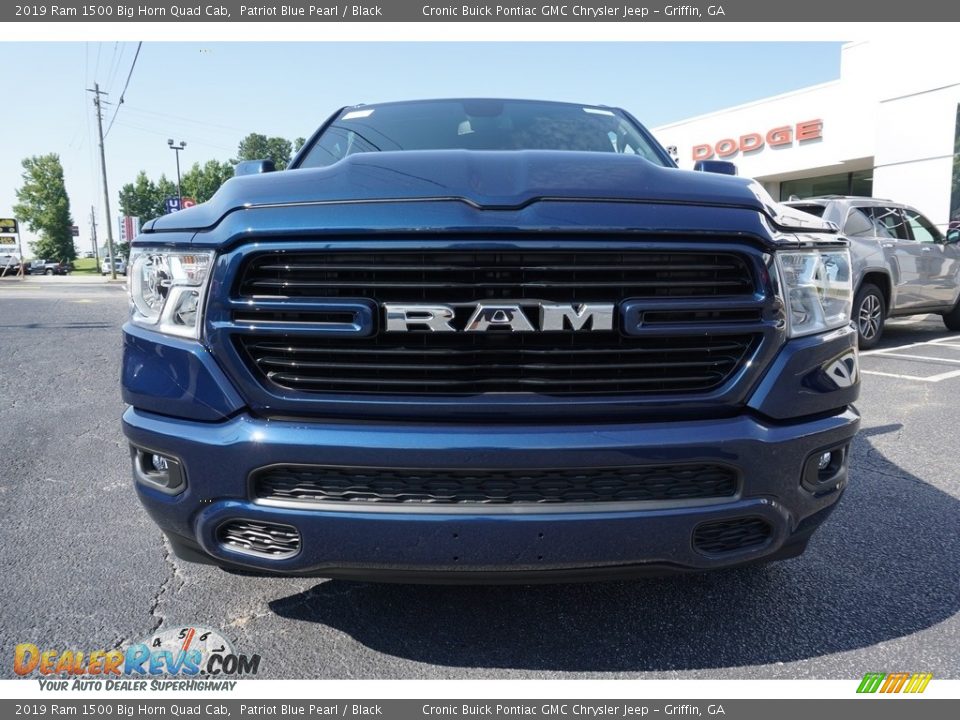 2019 Ram 1500 Big Horn Quad Cab Patriot Blue Pearl / Black Photo #2