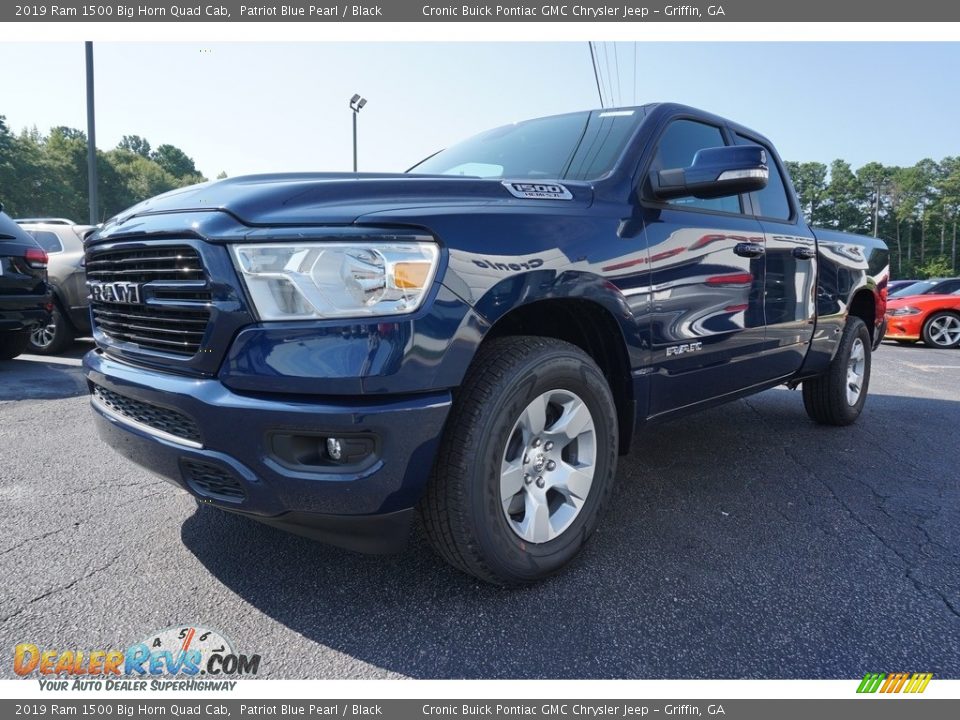 2019 Ram 1500 Big Horn Quad Cab Patriot Blue Pearl / Black Photo #3