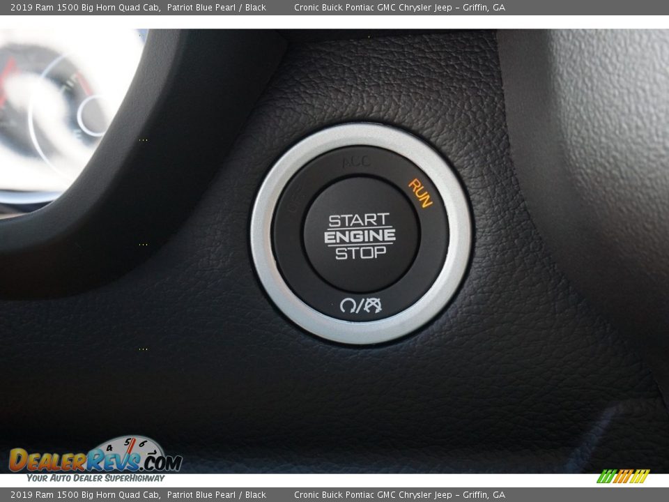 2019 Ram 1500 Big Horn Quad Cab Patriot Blue Pearl / Black Photo #7