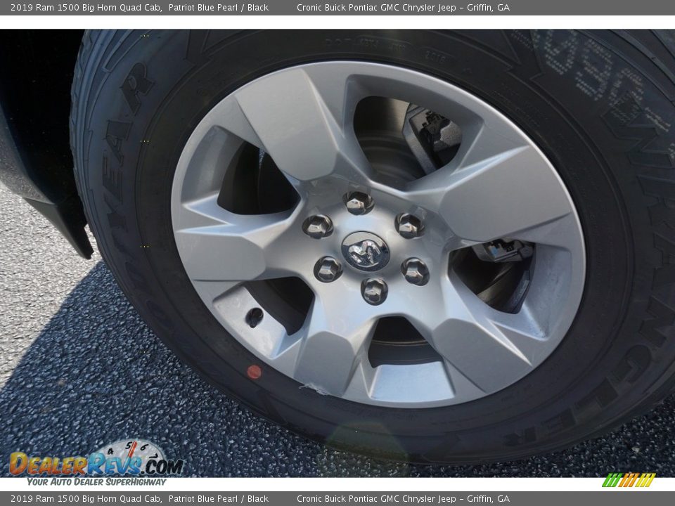 2019 Ram 1500 Big Horn Quad Cab Patriot Blue Pearl / Black Photo #8