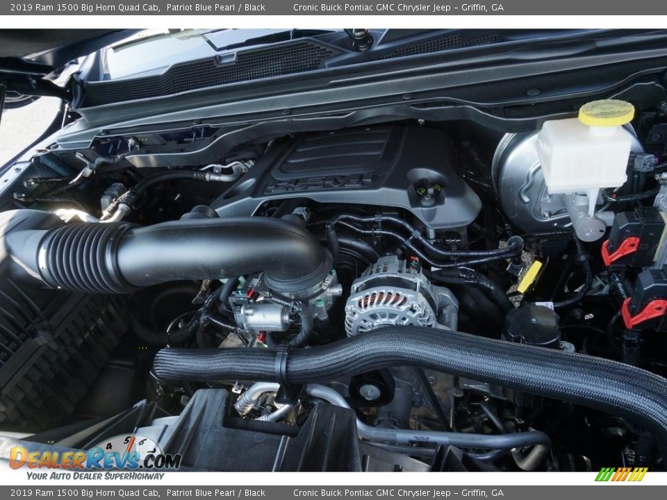 2019 Ram 1500 Big Horn Quad Cab Patriot Blue Pearl / Black Photo #9