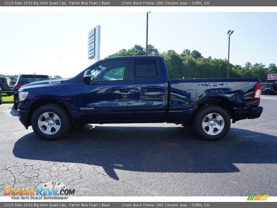 2019 Ram 1500 Big Horn Quad Cab Patriot Blue Pearl / Black Photo #11
