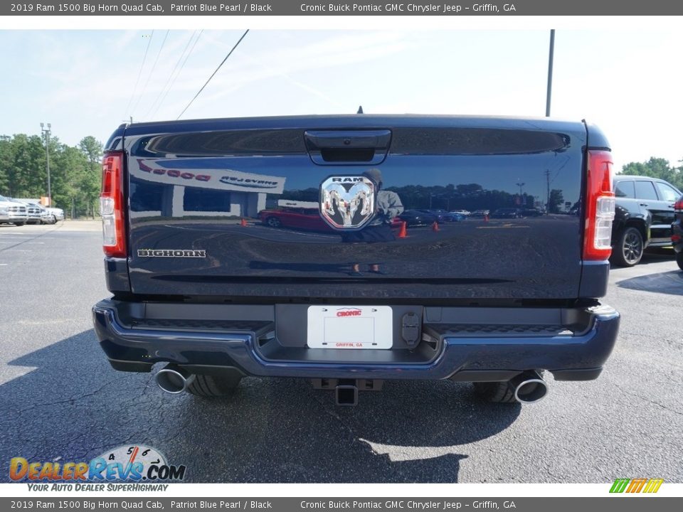 2019 Ram 1500 Big Horn Quad Cab Patriot Blue Pearl / Black Photo #14