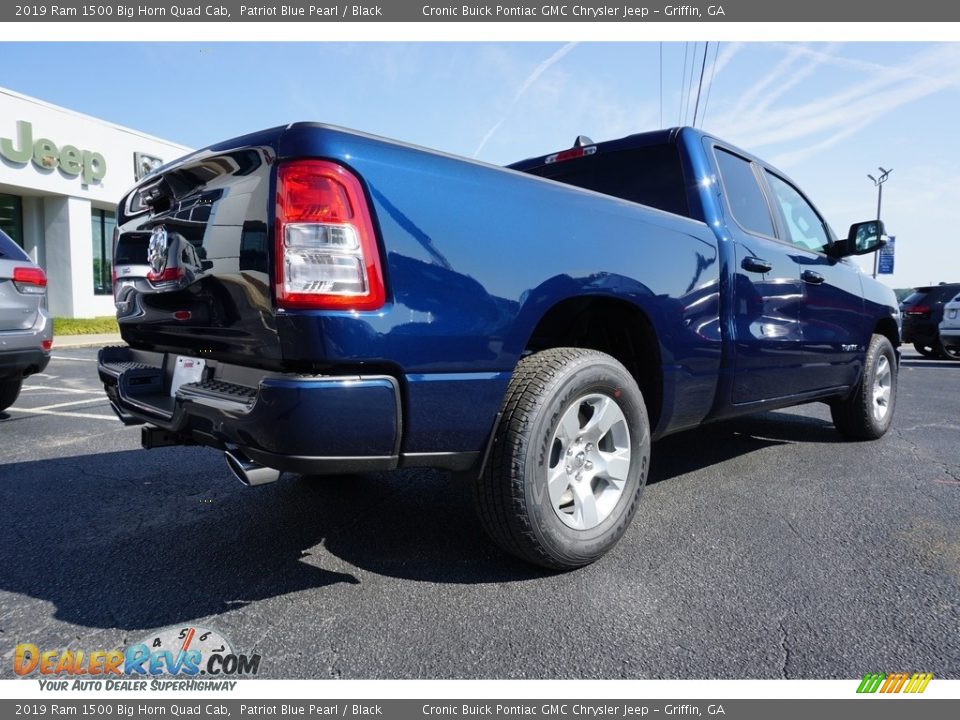 2019 Ram 1500 Big Horn Quad Cab Patriot Blue Pearl / Black Photo #15