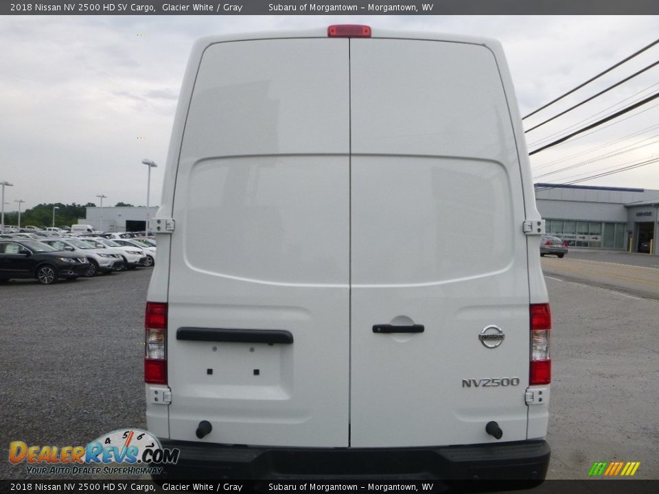 2018 Nissan NV 2500 HD SV Cargo Glacier White / Gray Photo #5