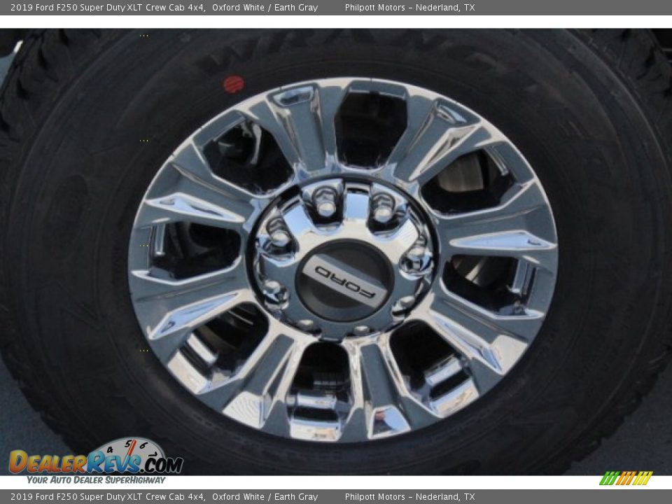 2019 Ford F250 Super Duty XLT Crew Cab 4x4 Oxford White / Earth Gray Photo #10