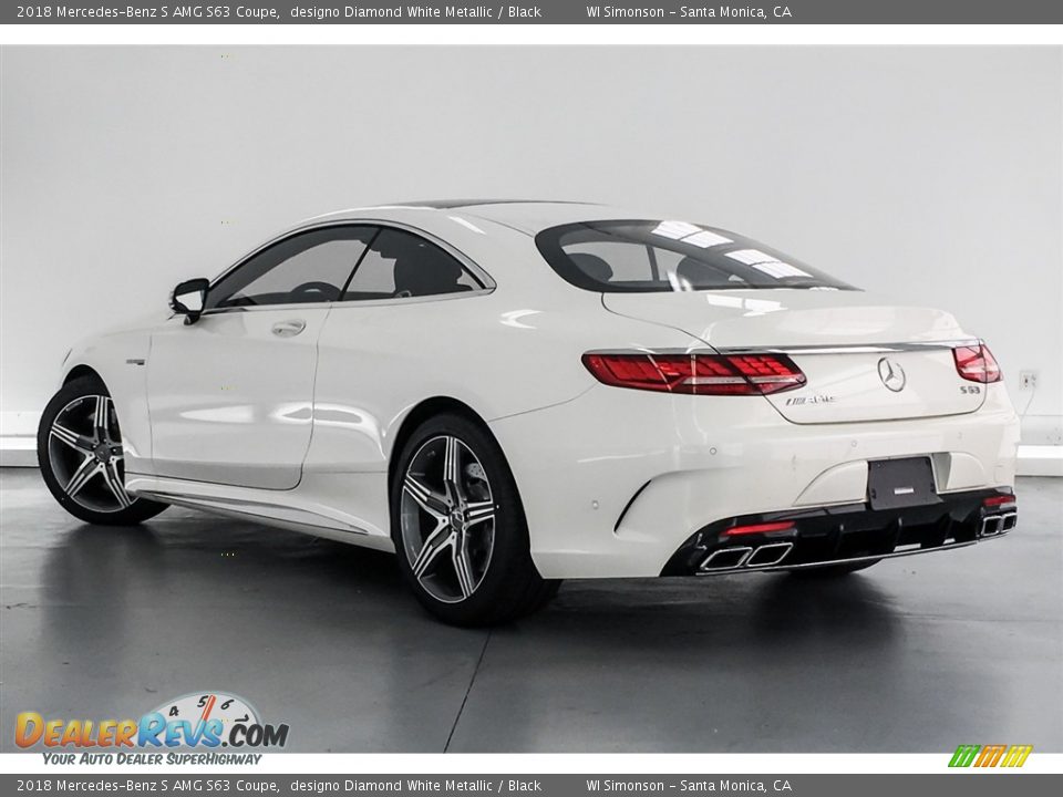 2018 Mercedes-Benz S AMG S63 Coupe designo Diamond White Metallic / Black Photo #10