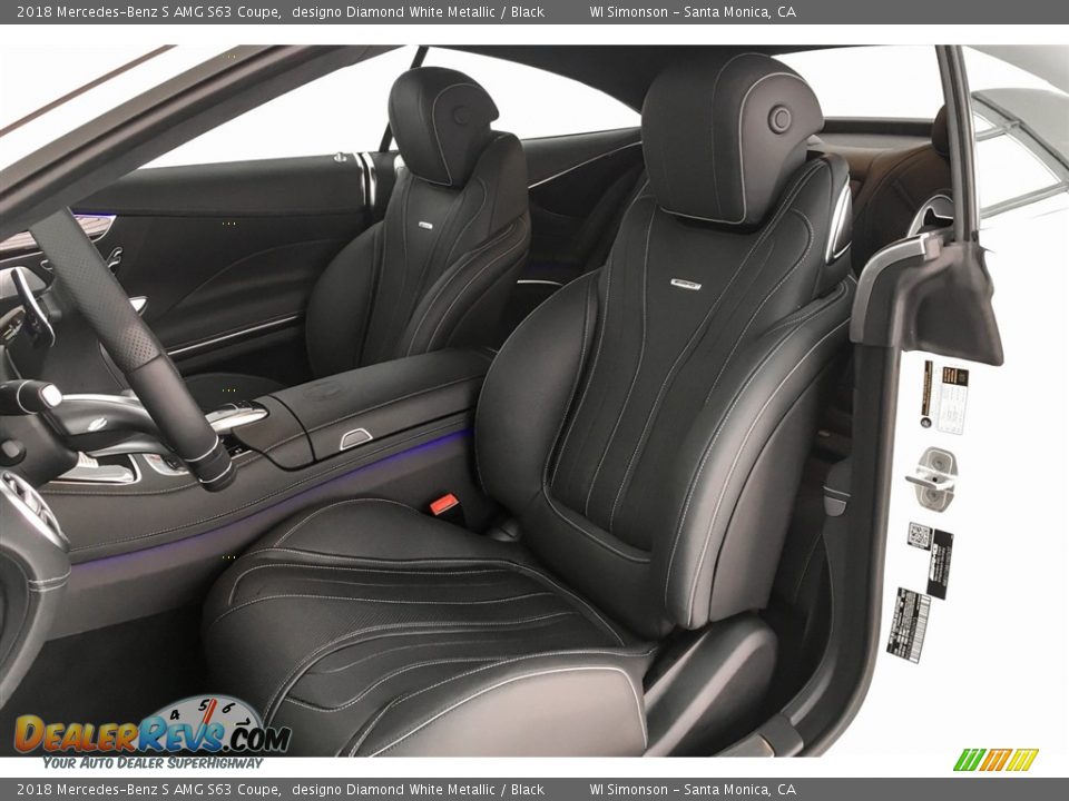 Front Seat of 2018 Mercedes-Benz S AMG S63 Coupe Photo #14