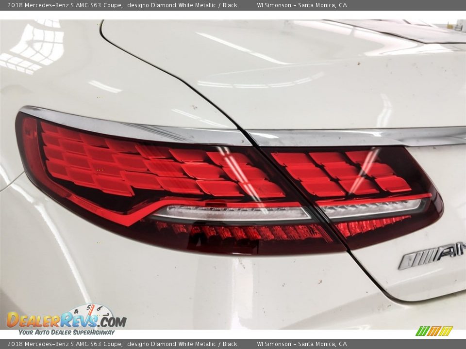 2018 Mercedes-Benz S AMG S63 Coupe designo Diamond White Metallic / Black Photo #27