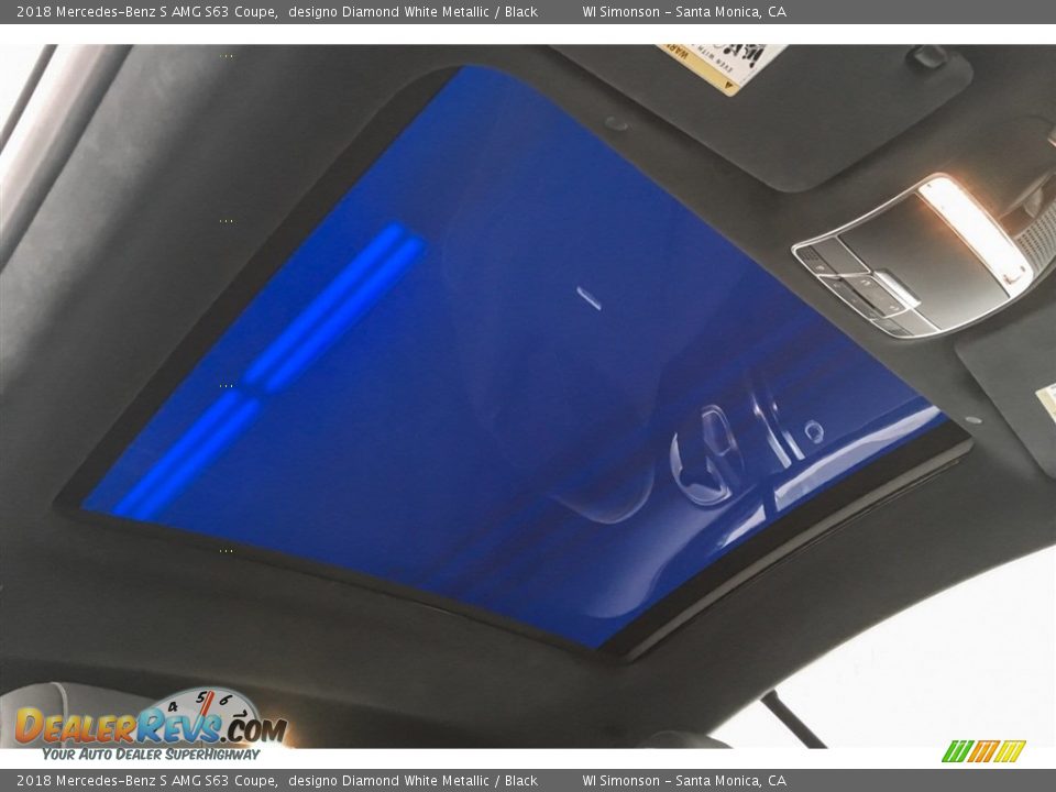 2018 Mercedes-Benz S AMG S63 Coupe designo Diamond White Metallic / Black Photo #30