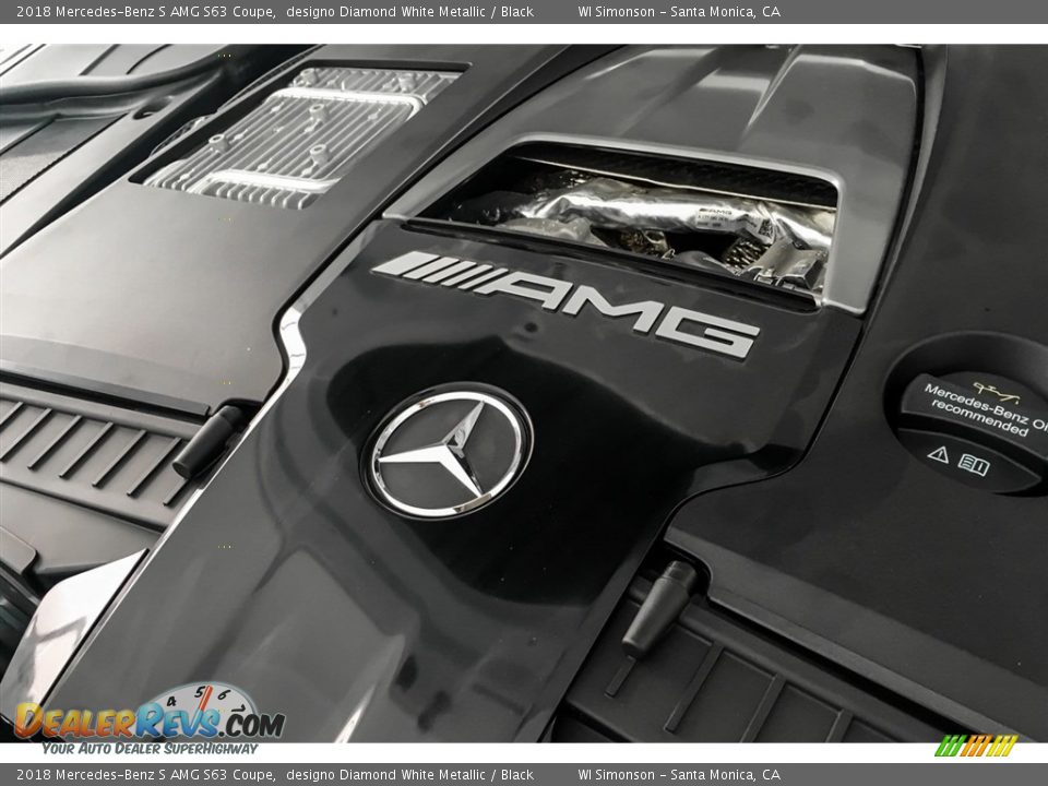 2018 Mercedes-Benz S AMG S63 Coupe designo Diamond White Metallic / Black Photo #32