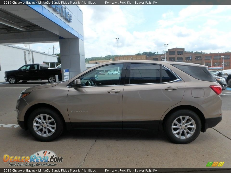 2019 Chevrolet Equinox LT AWD Sandy Ridge Metallic / Jet Black Photo #8