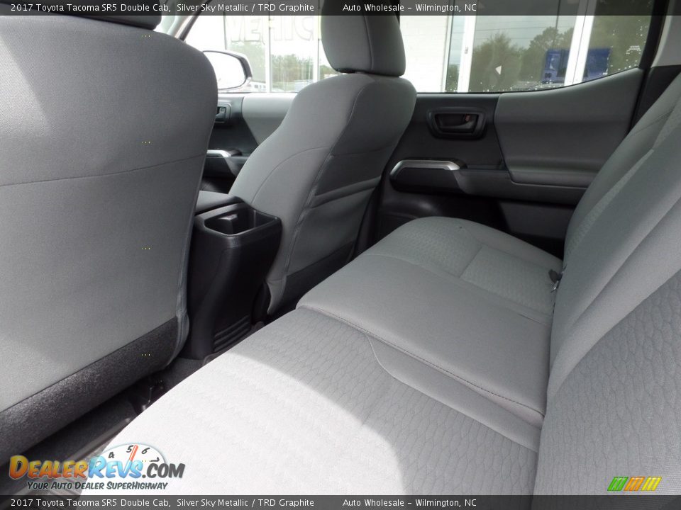 2017 Toyota Tacoma SR5 Double Cab Silver Sky Metallic / TRD Graphite Photo #12
