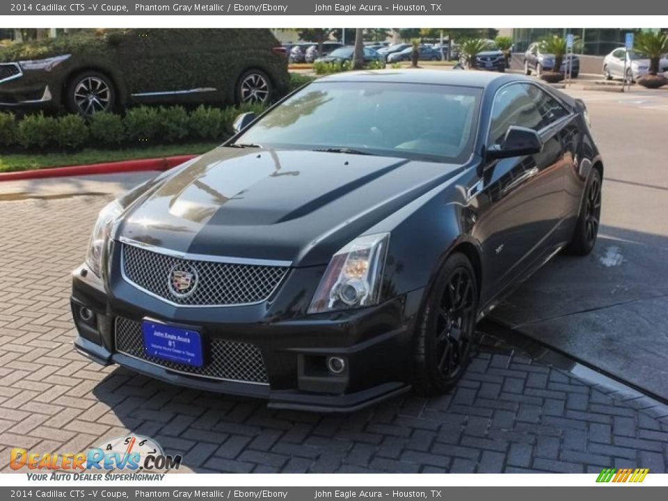 2014 Cadillac CTS -V Coupe Phantom Gray Metallic / Ebony/Ebony Photo #3