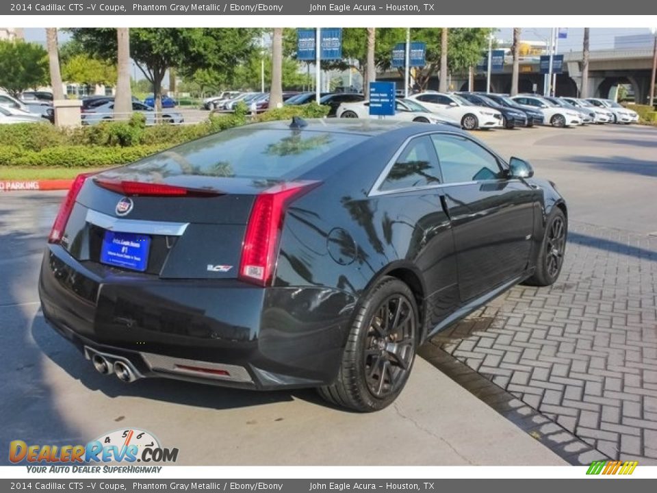 2014 Cadillac CTS -V Coupe Phantom Gray Metallic / Ebony/Ebony Photo #7