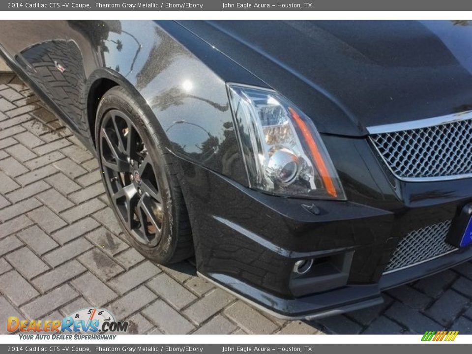 2014 Cadillac CTS -V Coupe Phantom Gray Metallic / Ebony/Ebony Photo #10