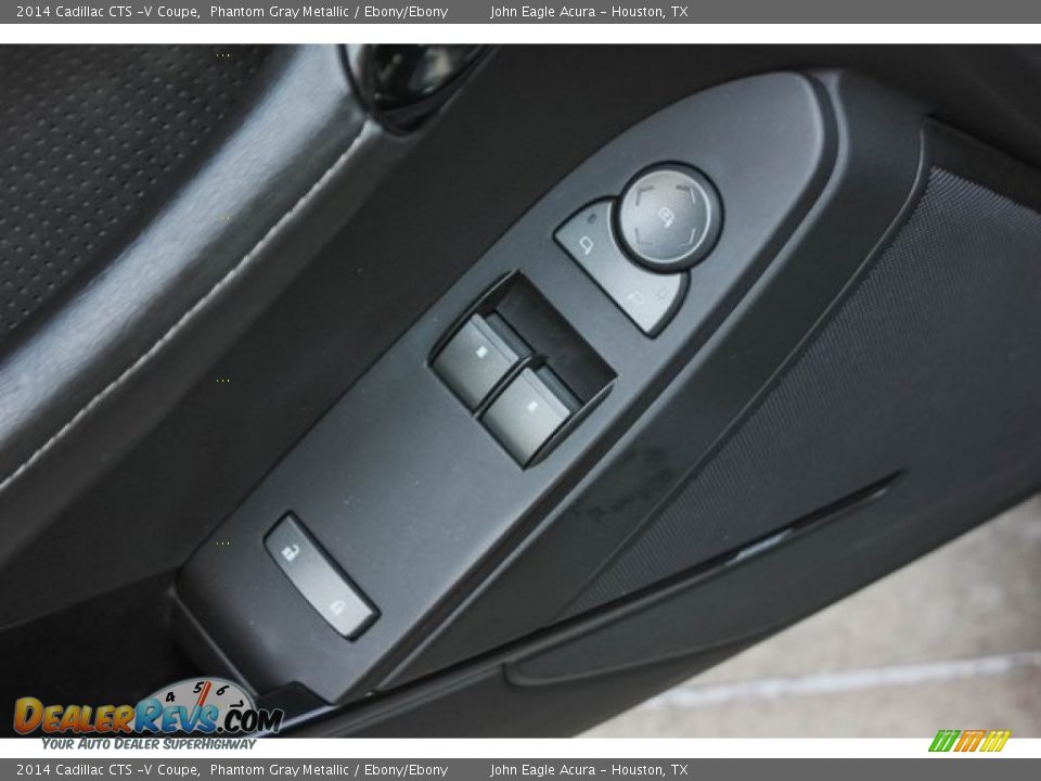2014 Cadillac CTS -V Coupe Phantom Gray Metallic / Ebony/Ebony Photo #15