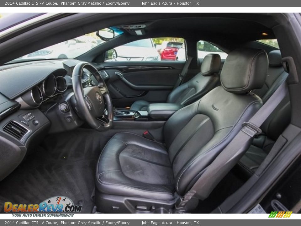Ebony/Ebony Interior - 2014 Cadillac CTS -V Coupe Photo #19