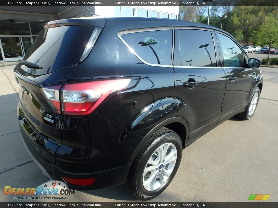 2017 Ford Escape SE 4WD Shadow Black / Charcoal Black Photo #2