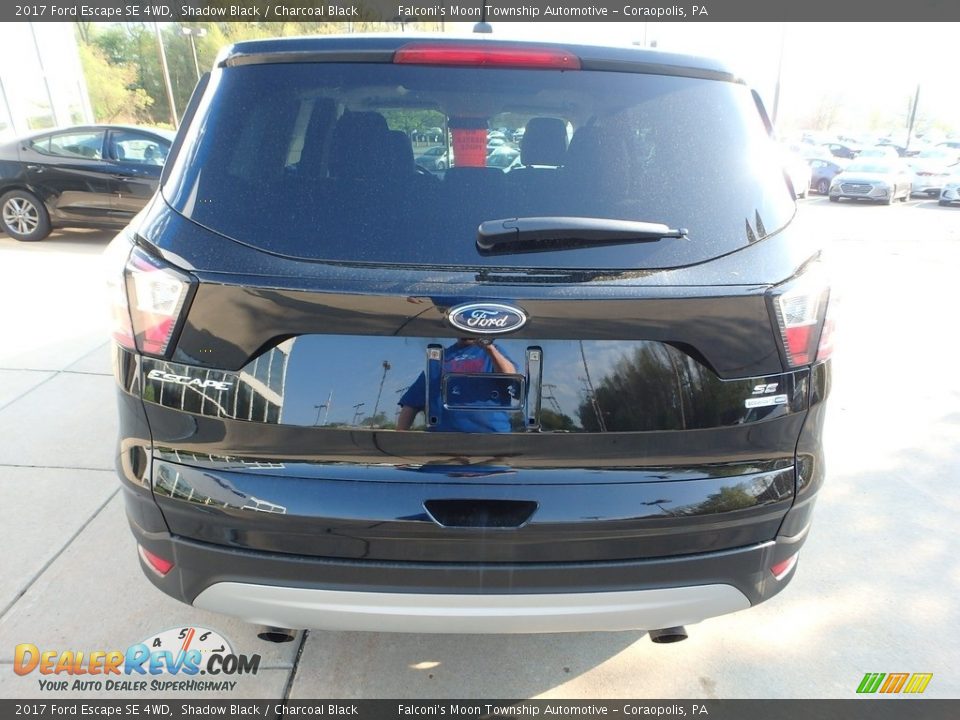 2017 Ford Escape SE 4WD Shadow Black / Charcoal Black Photo #3