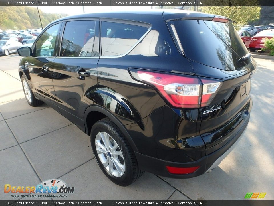 2017 Ford Escape SE 4WD Shadow Black / Charcoal Black Photo #5