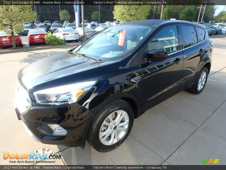2017 Ford Escape SE 4WD Shadow Black / Charcoal Black Photo #7