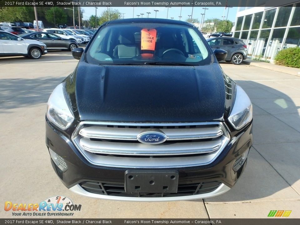 2017 Ford Escape SE 4WD Shadow Black / Charcoal Black Photo #8