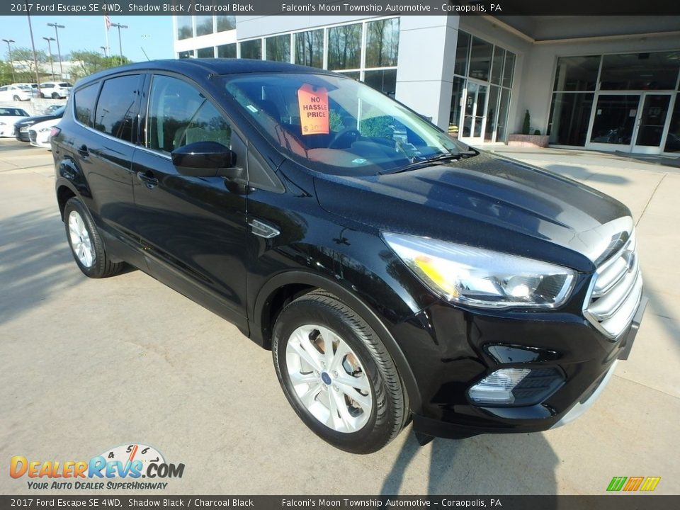 2017 Ford Escape SE 4WD Shadow Black / Charcoal Black Photo #9