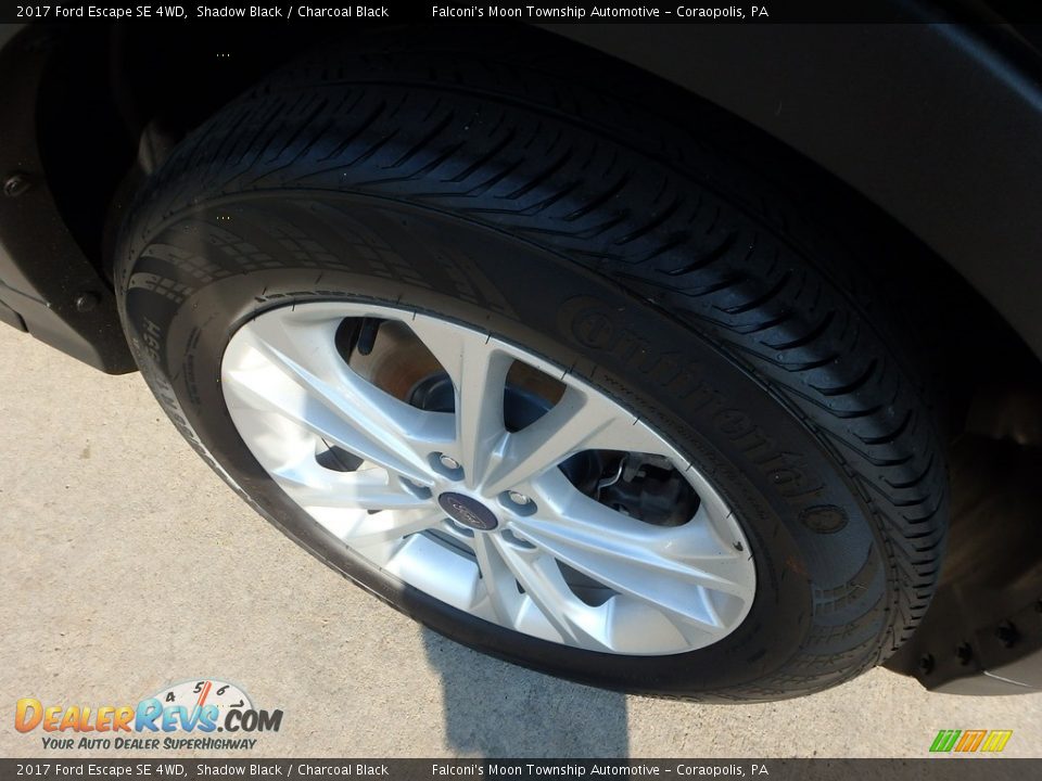 2017 Ford Escape SE 4WD Shadow Black / Charcoal Black Photo #10