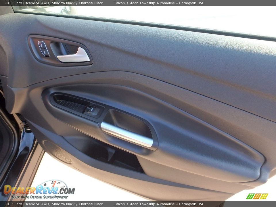 2017 Ford Escape SE 4WD Shadow Black / Charcoal Black Photo #13