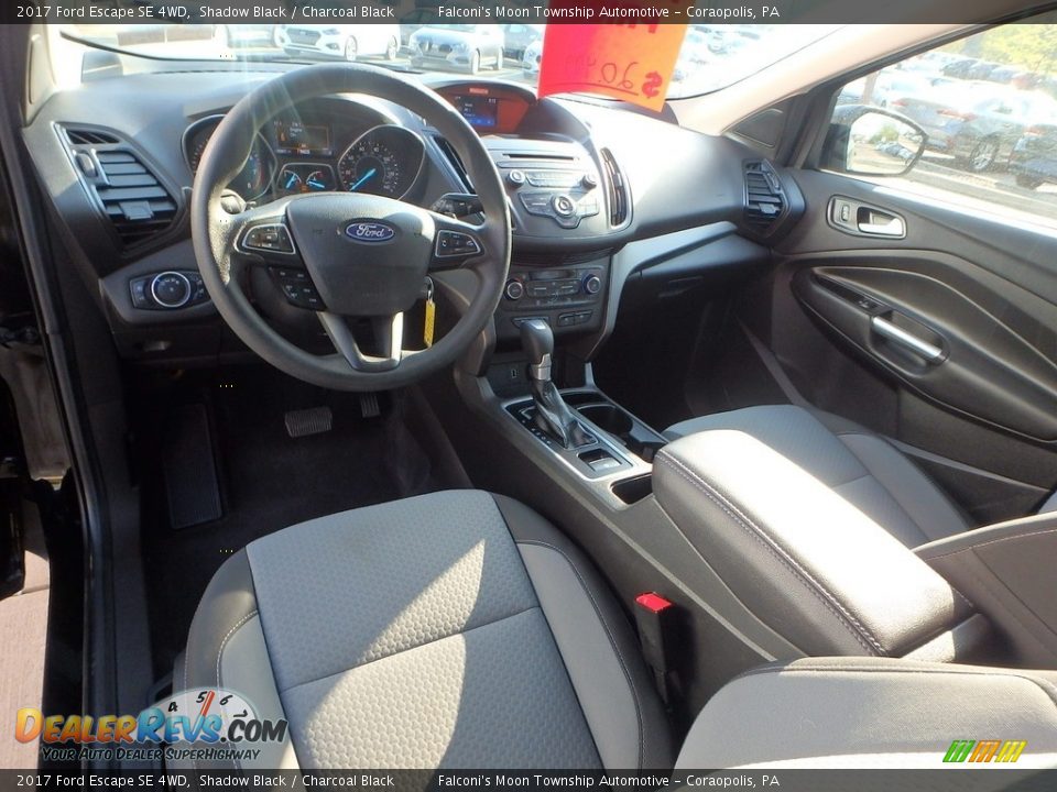 2017 Ford Escape SE 4WD Shadow Black / Charcoal Black Photo #17
