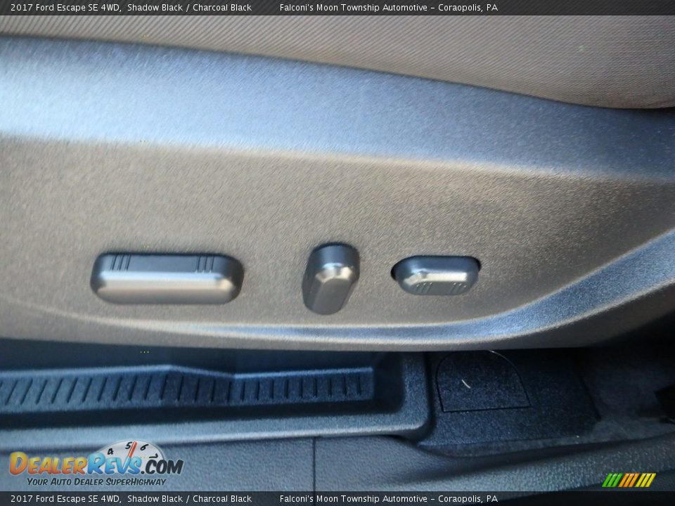 2017 Ford Escape SE 4WD Shadow Black / Charcoal Black Photo #20
