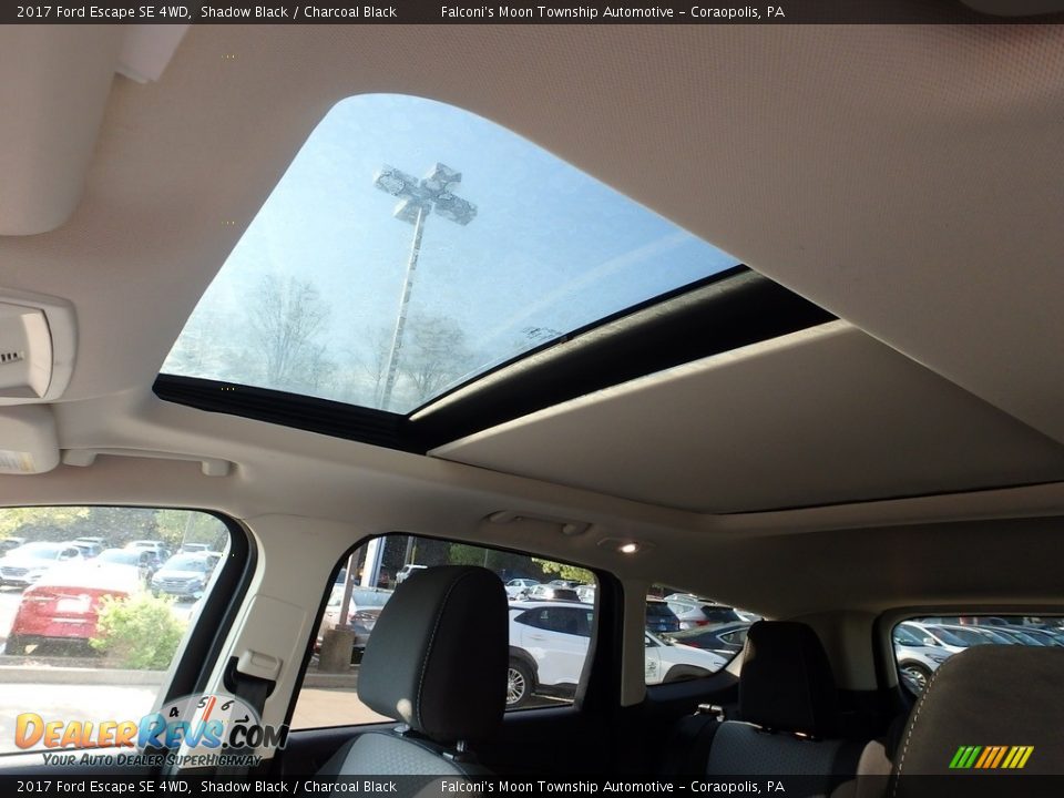 2017 Ford Escape SE 4WD Shadow Black / Charcoal Black Photo #21