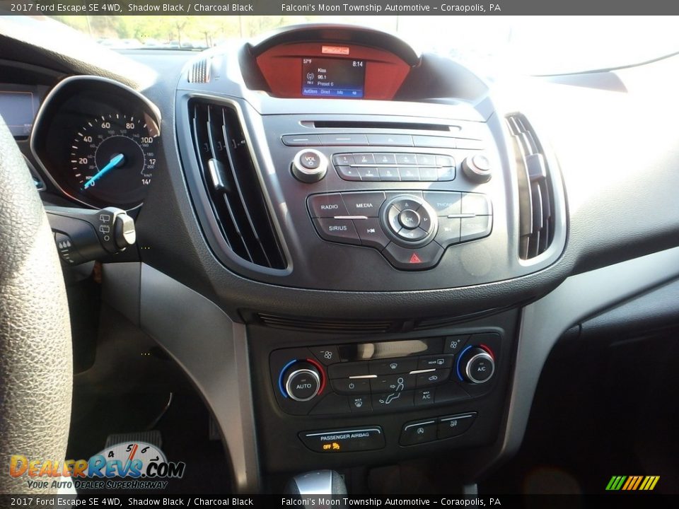 2017 Ford Escape SE 4WD Shadow Black / Charcoal Black Photo #22