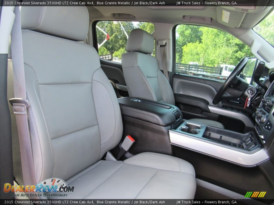 2015 Chevrolet Silverado 3500HD LTZ Crew Cab 4x4 Blue Granite Metallic / Jet Black/Dark Ash Photo #11