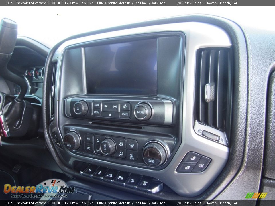 2015 Chevrolet Silverado 3500HD LTZ Crew Cab 4x4 Blue Granite Metallic / Jet Black/Dark Ash Photo #14