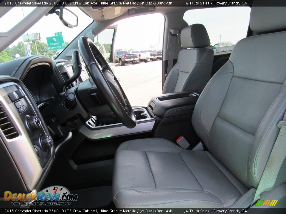 2015 Chevrolet Silverado 3500HD LTZ Crew Cab 4x4 Blue Granite Metallic / Jet Black/Dark Ash Photo #17