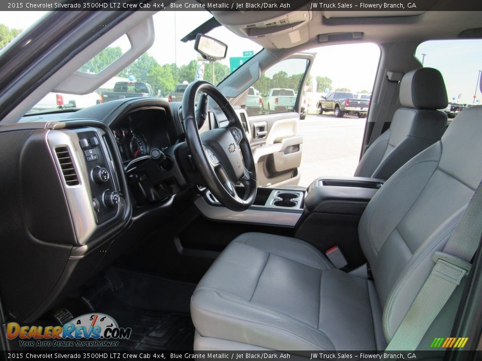 2015 Chevrolet Silverado 3500HD LTZ Crew Cab 4x4 Blue Granite Metallic / Jet Black/Dark Ash Photo #18