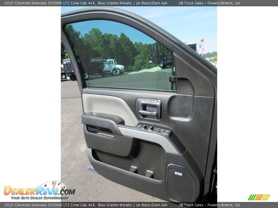 2015 Chevrolet Silverado 3500HD LTZ Crew Cab 4x4 Blue Granite Metallic / Jet Black/Dark Ash Photo #27