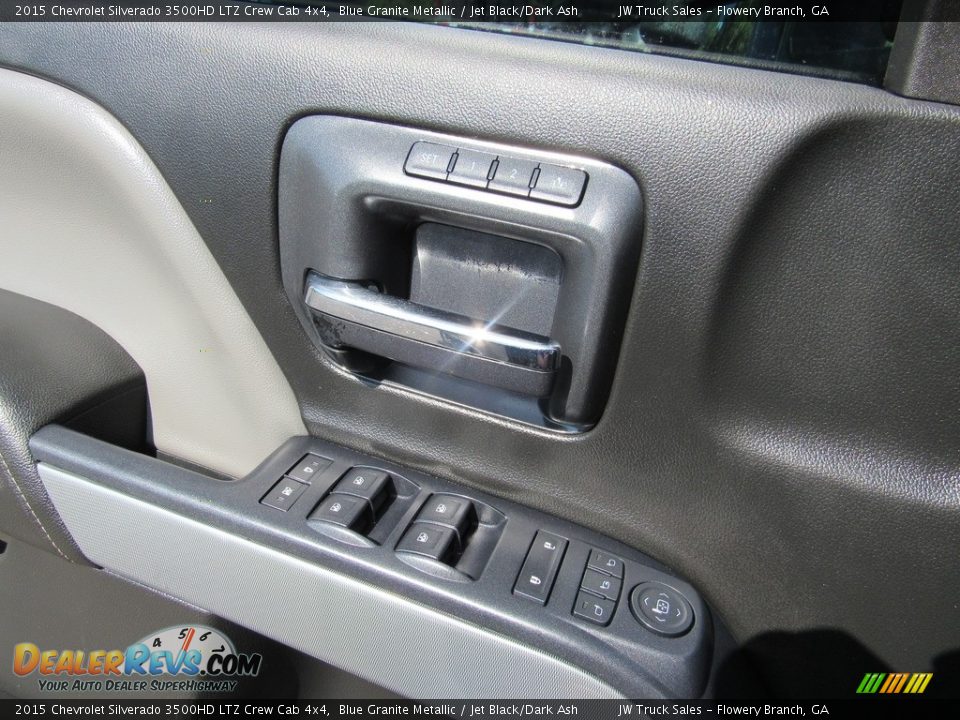 2015 Chevrolet Silverado 3500HD LTZ Crew Cab 4x4 Blue Granite Metallic / Jet Black/Dark Ash Photo #28