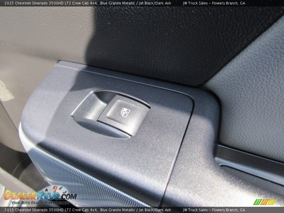 2015 Chevrolet Silverado 3500HD LTZ Crew Cab 4x4 Blue Granite Metallic / Jet Black/Dark Ash Photo #32