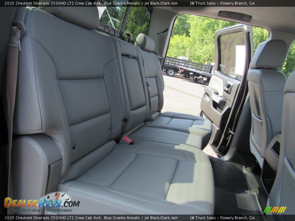 2015 Chevrolet Silverado 3500HD LTZ Crew Cab 4x4 Blue Granite Metallic / Jet Black/Dark Ash Photo #33