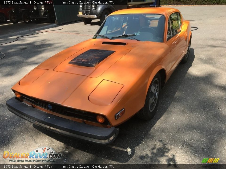 Orange 1973 Saab Sonett III Photo #3