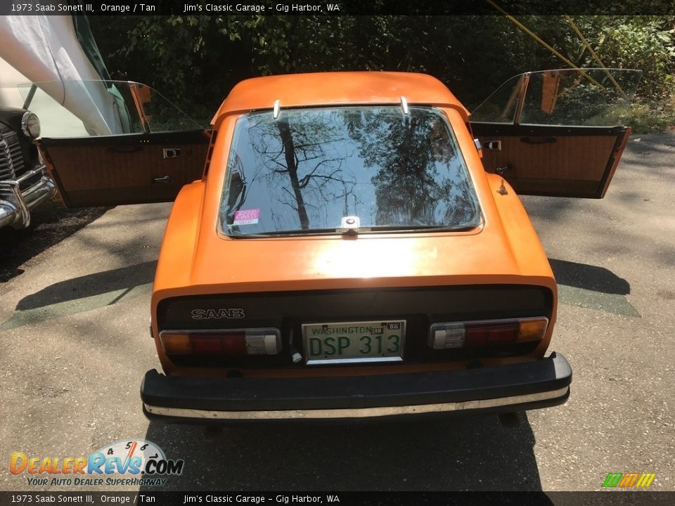 1973 Saab Sonett III Orange / Tan Photo #4