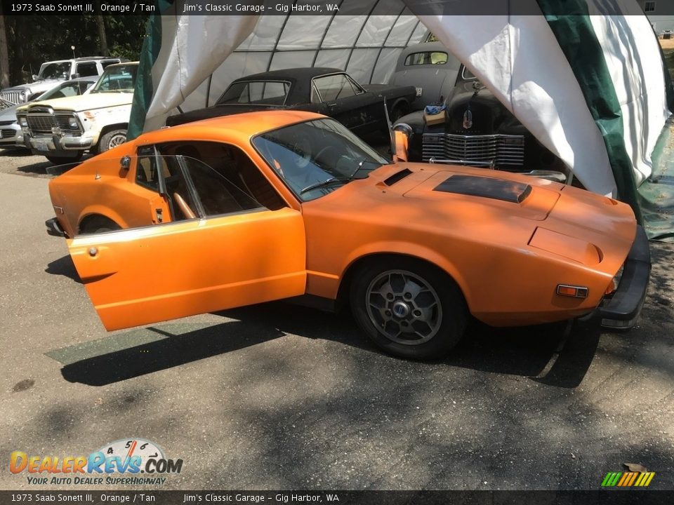 Orange 1973 Saab Sonett III Photo #5