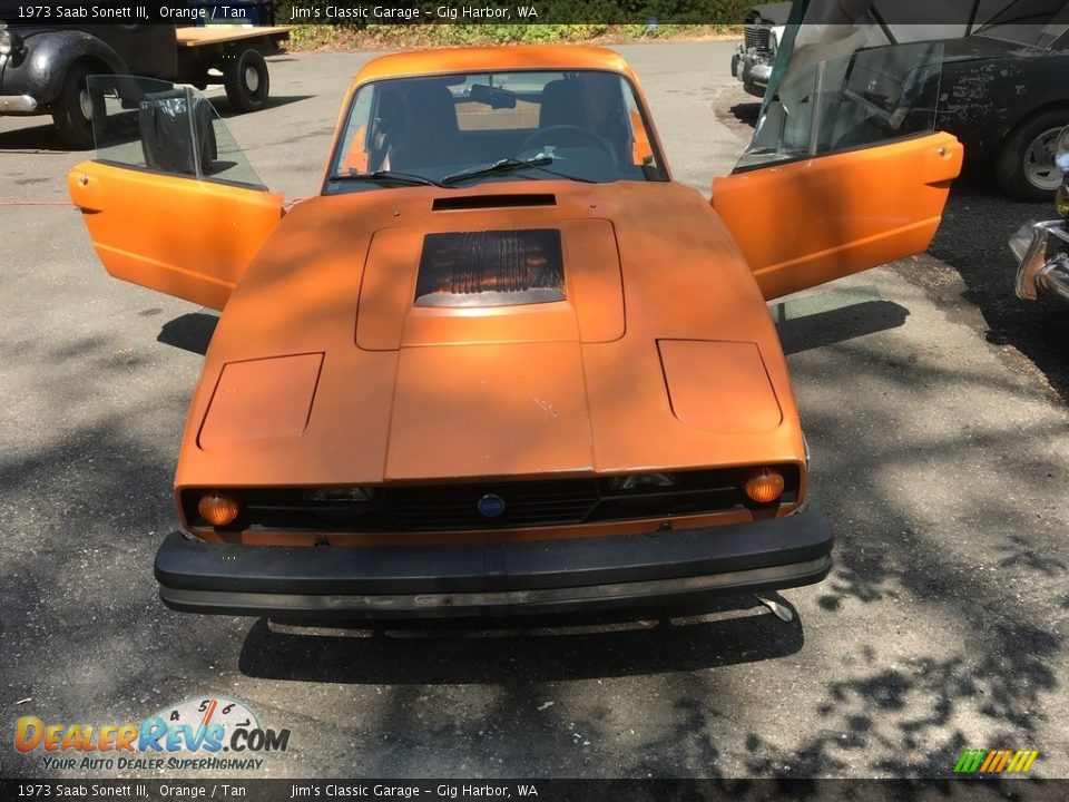 1973 Saab Sonett III Orange / Tan Photo #6