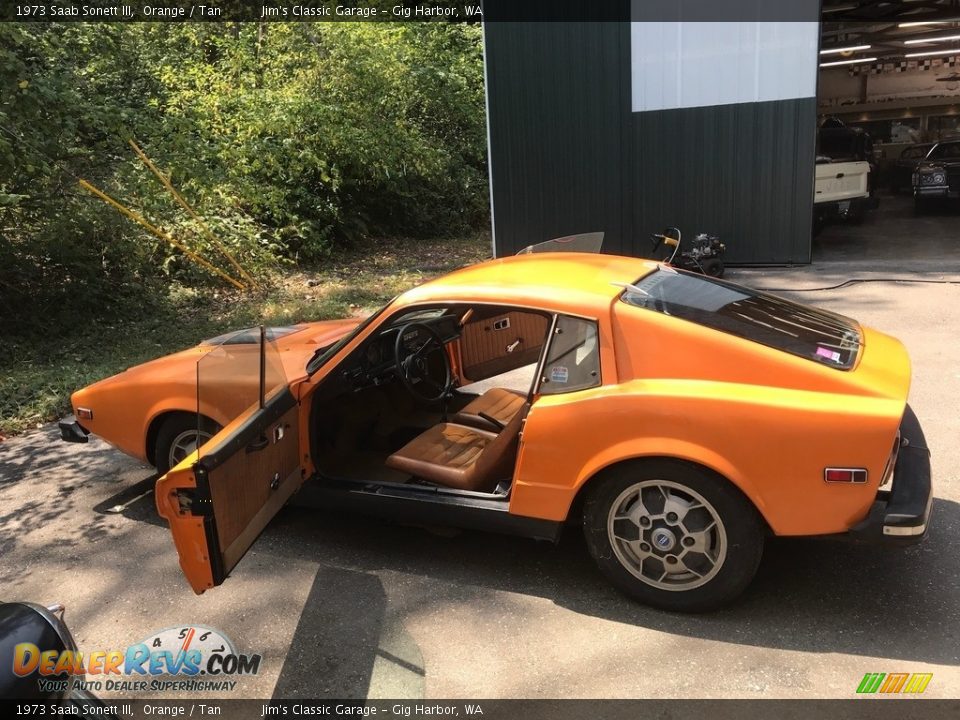 Orange 1973 Saab Sonett III Photo #7